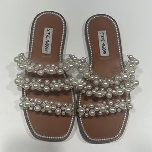 Steve Madden Pearl Slides
